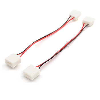 Комплект коннекторов Apeyron Electrics 09-14 (2 клипсы с проводами) для одноцветной светодиодной ленты 12В 10мм IP65 - Светильники - Cветодиодные ленты - . Магазин оборудования для автономного и резервного электропитания Ekosolar.ru в Истре