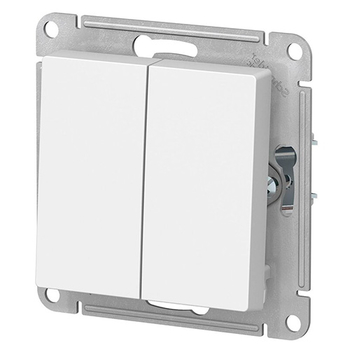 Выключатель Schneider Electric AtlasDesign 2-клавишный сх.5, 10АХ, белый, механизм - Электрика, НВА - Выключатели и розетки - Выключатели - . Магазин оборудования для автономного и резервного электропитания Ekosolar.ru в Истре