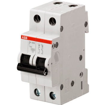 Автоматический выключатель ABB SH202L 2P 25А (С) 4,5kA - Электрика, НВА - Модульное оборудование - Автоматические выключатели - . Магазин оборудования для автономного и резервного электропитания Ekosolar.ru в Истре