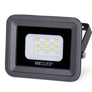 Светодиодный прожектор WOLTA WFL-10W/06W серый 5500K 10Вт SMD IP65 850Лм - Светильники - Прожекторы - . Магазин оборудования для автономного и резервного электропитания Ekosolar.ru в Истре