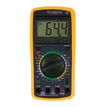 Мультиметр DT 9205A Энергия - Электрика, НВА - Измерительный инструмент - Мультимеры - . Магазин оборудования для автономного и резервного электропитания Ekosolar.ru в Истре