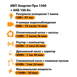ИБП для котла Энергия Про 1500 + Аккумулятор 100 Ач 12 В (1100Вт - 50мин) - ИБП и АКБ - ИБП для котлов - . Магазин оборудования для автономного и резервного электропитания Ekosolar.ru в Истре